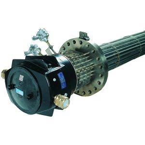 Thermoplongeur sur bride certifié ATEX