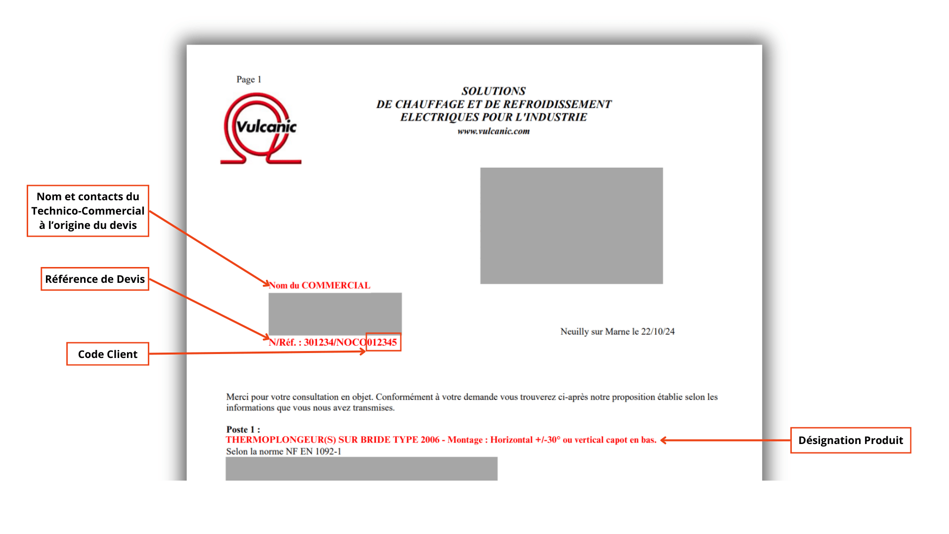 numéro de facture et date d’établissement (3)