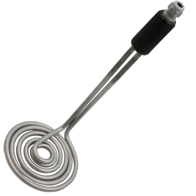 thermoplongeur amovible spirale horizontal