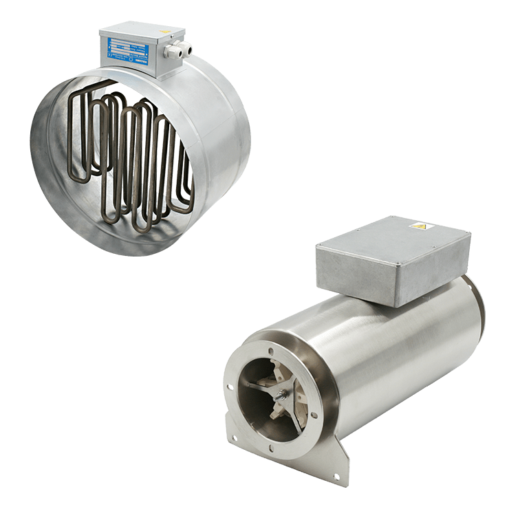 Batteries and hot-air generators