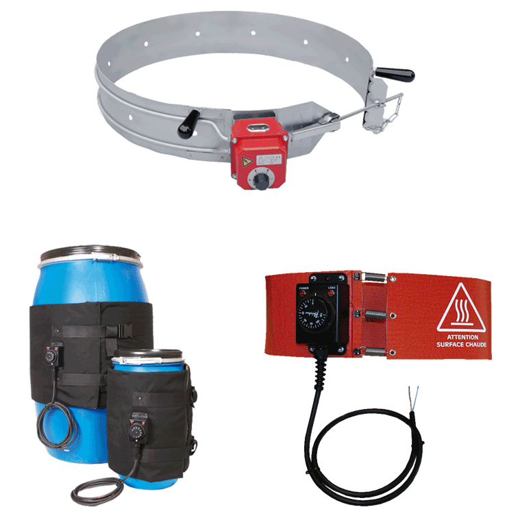 Drum heaters and container heaters